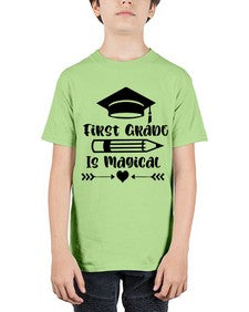 First Grade Is Magical 141# - first grade - Youth Tee Unisex