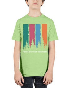 Focus on Your Own Work 14# - internet - Youth Tee Unisex