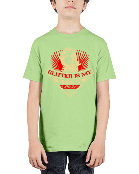 Glitter is my makeup of choice Style 211# - beauty - fashion - Youth Tee Unisex