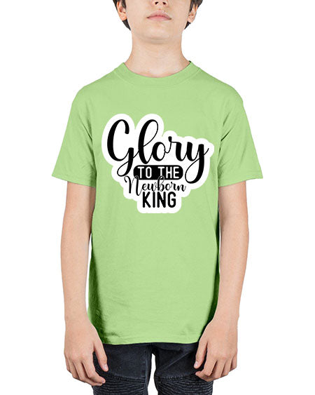 Glory To The Newborn King 320# - baby - Youth Tee Unisex
