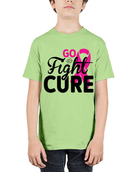 Go Fight Cure 23# - breast cancer - Youth Tee Unisex