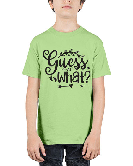 Guess what 323# - pregnancy - Youth Tee Unisex