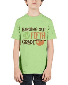Hanging Out in Fifth 232# - fifth grade - Youth Tee Unisex