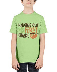 Hanging Out in First 233# - first grade - Youth Tee Unisex