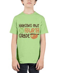 Hanging Out in Fourth 234# - fourth grade - Youth Tee Unisex