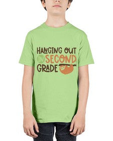Hanging Out in Second 235# - second grade - Youth Tee Unisex