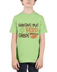 Hanging Out in Third 236# - third grade - Youth Tee Unisex