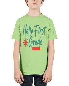 Hello First Grade 277# - first grade - Youth Tee Unisex