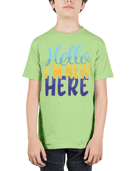 Hello Im New Here Style 87# - baby - Youth Tee Unisex
