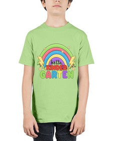 Hello Kindergarten Rainbow 303# - kindergarten - Youth Tee Unisex