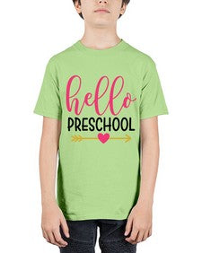 Hello Preschool 318# - prek headstart - Youth Tee Unisex