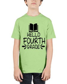 Hello fourth grade 290# - fourth grade - Youth Tee Unisex
