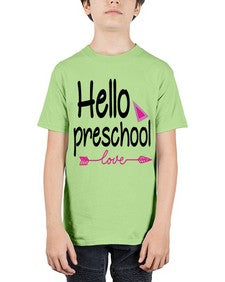 Hello preschool 317# - prek headstart - Youth Tee Unisex