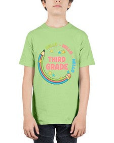 Hello third Grade Pencil 346# - third grade - Youth Tee Unisex