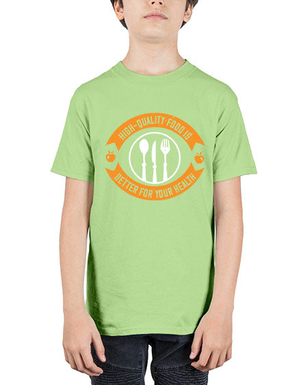 Highquality food is better for your health Style 36# - world health day - Youth Tee Unisex