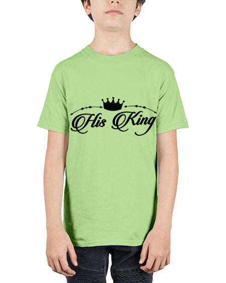His king 6# - black words and phrases - Youth Tee Unisex