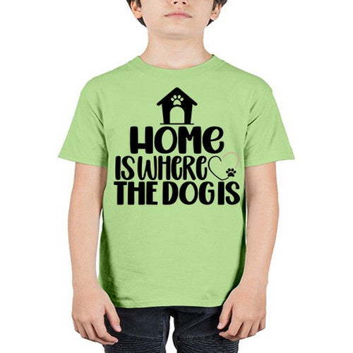 Home Is Where The Dogis Style 20# - dogs - Youth Tee Unisex