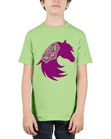 HorseFaceMandala 535# - mandala - Youth Tee Unisex