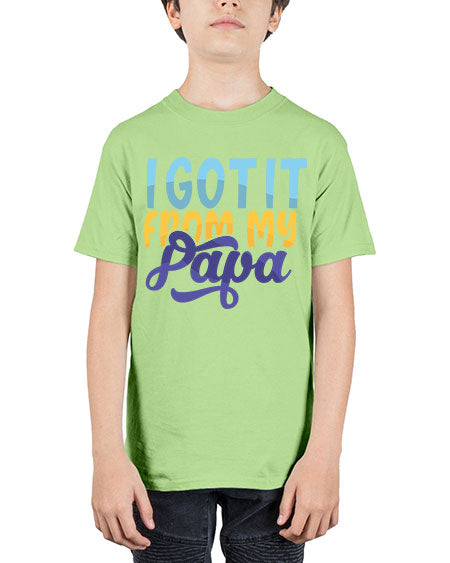 I Got It From My Papa Style 98# - baby - Youth Tee Unisex