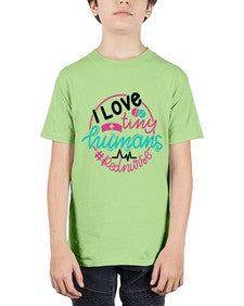 I Love Tiny Humans Red Nurse Style Style 903# - nurse - Youth Tee Unisex