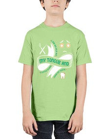 I am as old as my tongue and Style 185# - dentist - Youth Tee Unisex