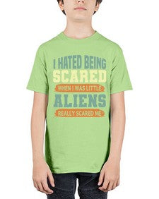 I hated being scared when i was little 13# - ufo - Youth Tee Unisex