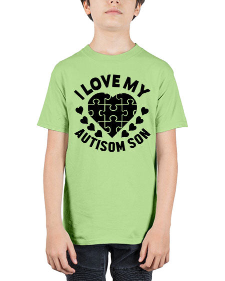 I love my Style 45# - autism - Youth Tee Unisex