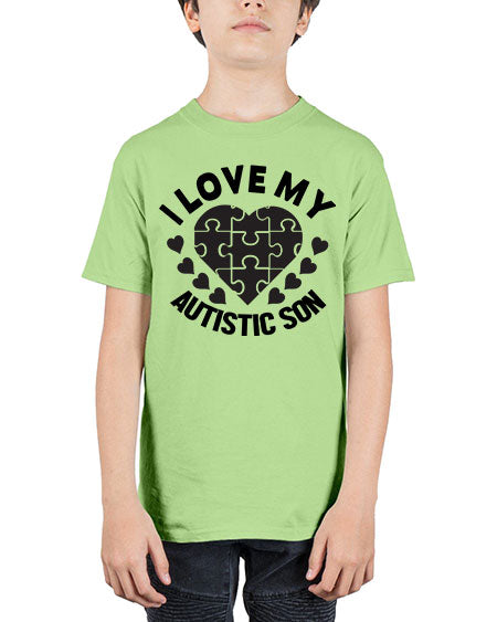I love my Style 46# - autism - Youth Tee Unisex