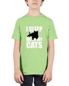 I sleep With My Cats - cats - Youth Tee Unisex