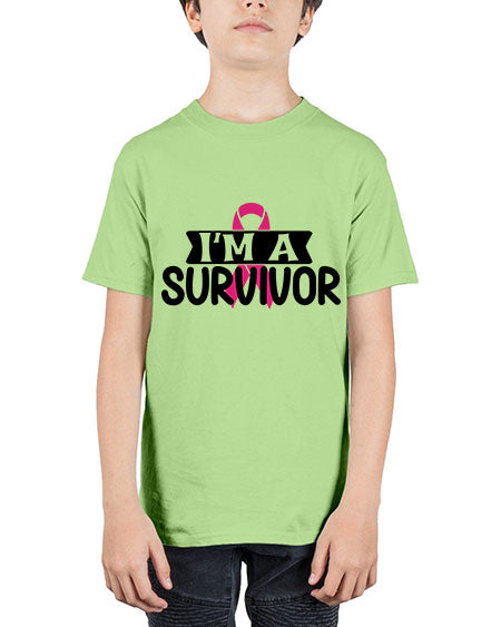 Im a Survivor 17# - breast cancer - Youth Tee Unisex