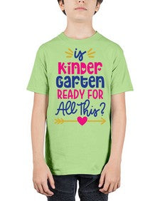 Is Kindergarten Ready 393# - kindergarten - Youth Tee Unisex