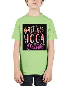 It s yoga O clock  345# - yoga - Youth Tee Unisex