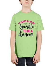 It takes a lot of sparkle to be a dancer 144# - ballet - Youth Tee Unisex