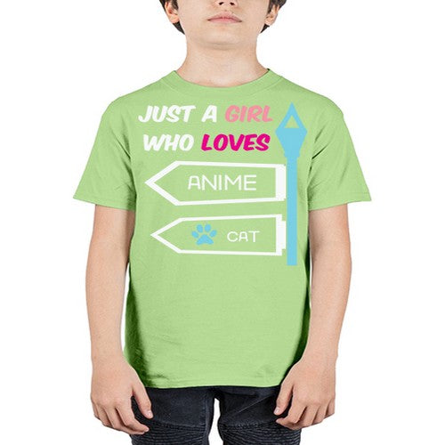 Just A Girl Who Loves Anime 264# - anime - Youth Tee Unisex
