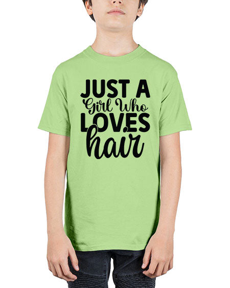 Just A Girl Who Loves Hair 1018# - hairdresser - Youth Tee Unisex