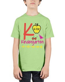 K is for Kindergarten 397# - prek headstart - Youth Tee Unisex