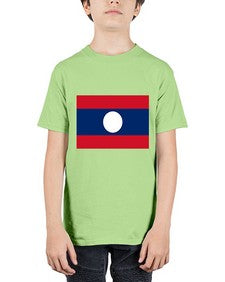 Laos 1111# - world flags - Youth Tee Unisex