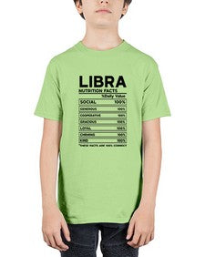Libra Nutrition Facts 318# - libra - Youth Tee Unisex