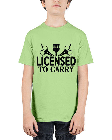 Licensed To Carry 1050# - hairdresser - Youth Tee Unisex