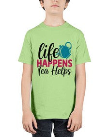 Life Happens Tea Helps 1310# - tea - Youth Tee Unisex