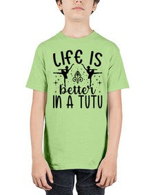 Life is better in a tutu 156# - ballet - Youth Tee Unisex