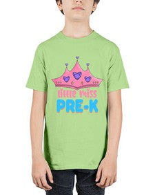 Little Miss PreK 485# - prek headstart - Youth Tee Unisex