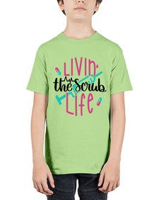Livin The Scrub Life Style Style 1067# - nurse - Youth Tee Unisex
