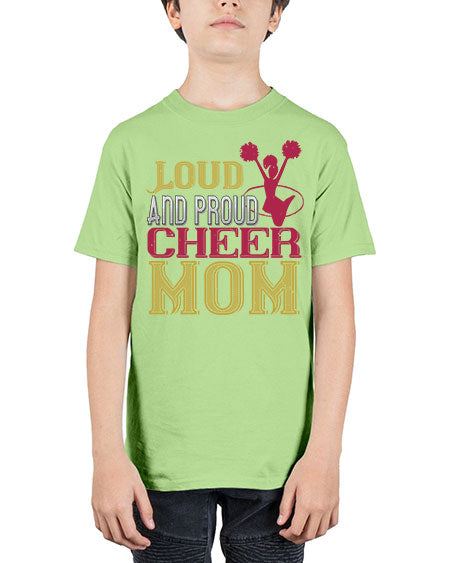 Loud proud cheer mom 764# - cheer - Youth Tee Unisex