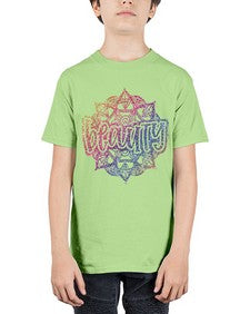 Mandala Beauty Rainbow Glitter 756# - mandala - Youth Tee Unisex