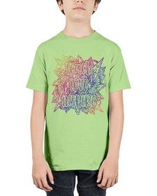 Mandala Teach Love Inspire Rainbow Glitter 762# - mandala - Youth Tee Unisex