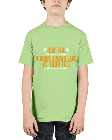 May the birdies always land at your feet 1963# - badminton - Youth Tee Unisex