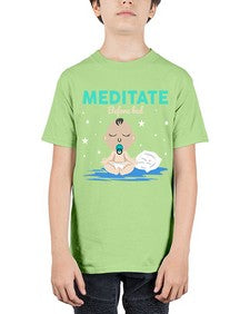 Meditate Before Bed 421# - yoga - Youth Tee Unisex