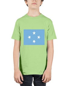Micronesia 1293# - world flags - Youth Tee Unisex