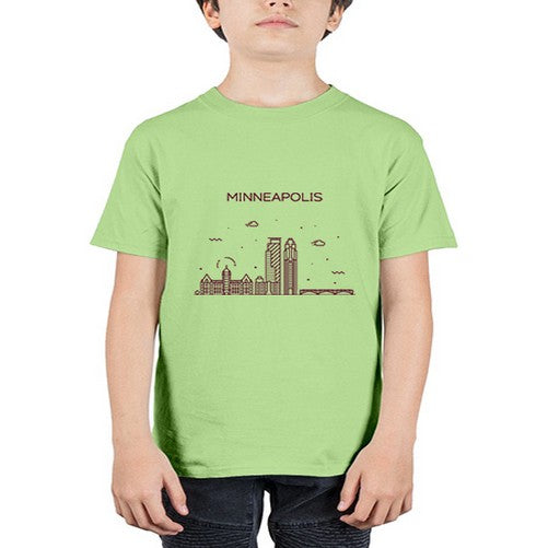Minneapolis 1305# - cities - Youth Tee Unisex